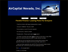 Tablet Screenshot of aircapitalnevada.com